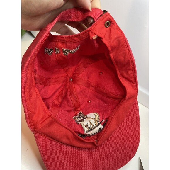 Girl’s Best Friend - Life Is Ruff Hat Red Adjustable - Picture 6 of 6